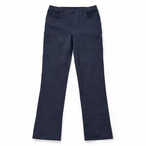 Quince Ultra Stretch Ponte Straight Leg 4-pocket Pants Size M Navy